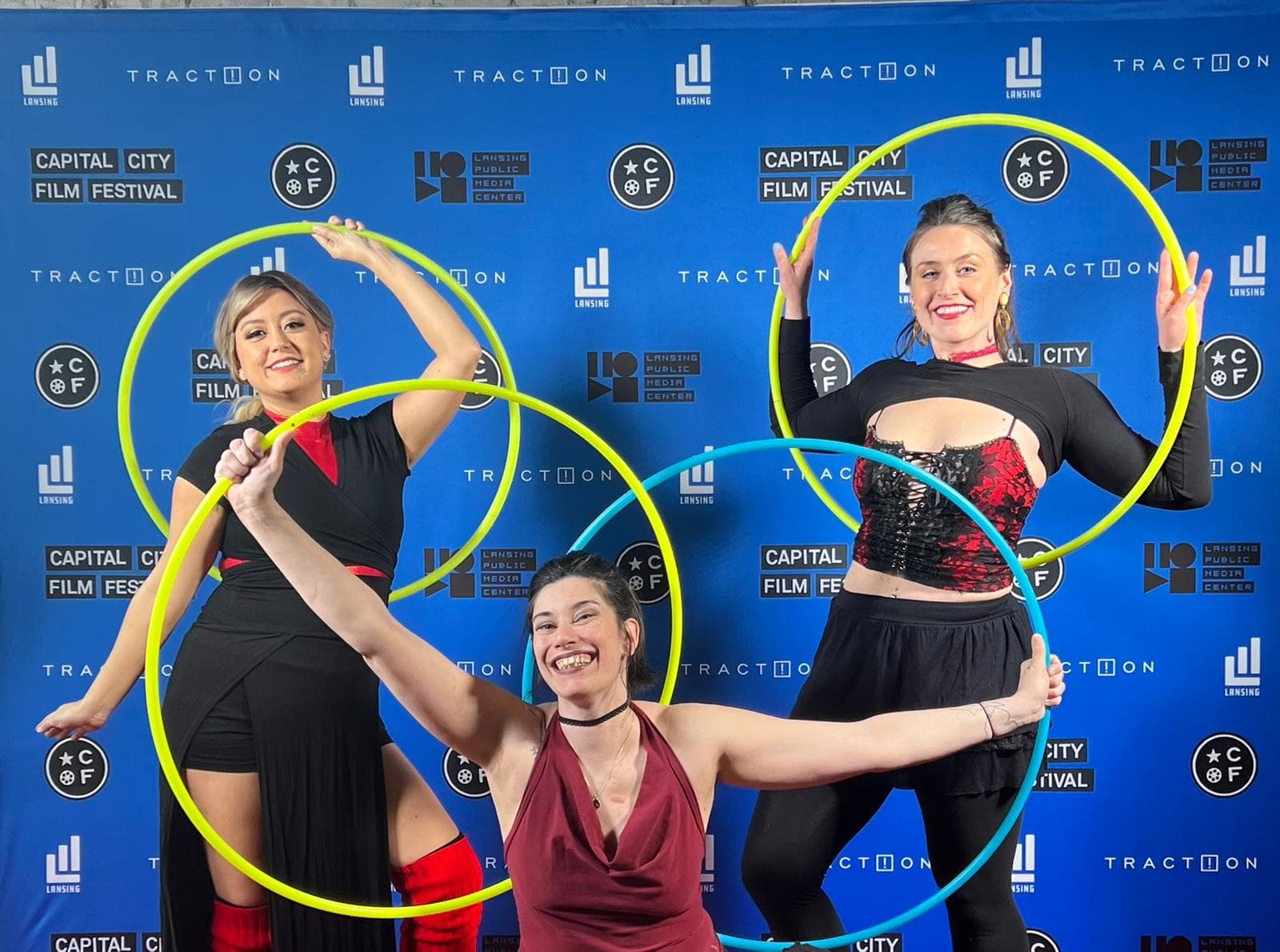Hoop trio at Capital City Film Festival